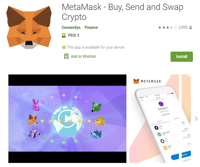 MetaMask App voor Android