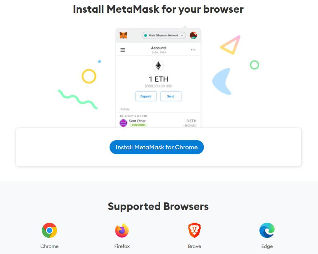 MetaMask-wallet downloadpagina